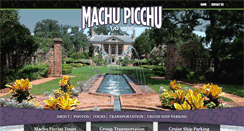 Desktop Screenshot of machupicchutours.com